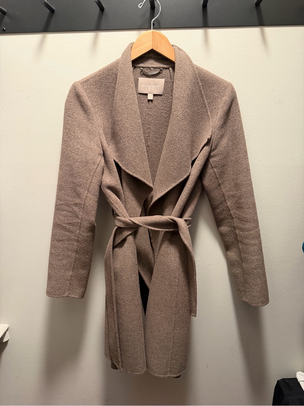 Banana Republic Taupe Wrap Trench Coat with Belt